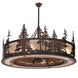 44 inch Tall Pines Chandel-Air detail view