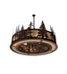 44 inch Tall Pines Chandel-Air detail view