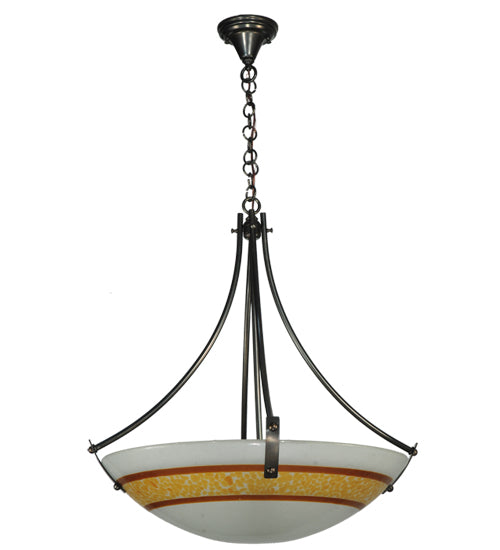 26" Metro Fusion Saturno Glass Inverted Pendant - detail 4