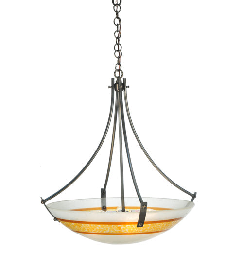26" Metro Fusion Saturno Glass Inverted Pendant - detail 2