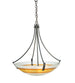26" Metro Fusion Saturno Glass Inverted Pendant - detail 2