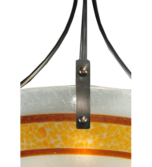 26" Metro Fusion Saturno Glass Inverted Pendant - detail 5