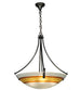 26" Metro Fusion Saturno Glass Inverted Pendant - detail 3