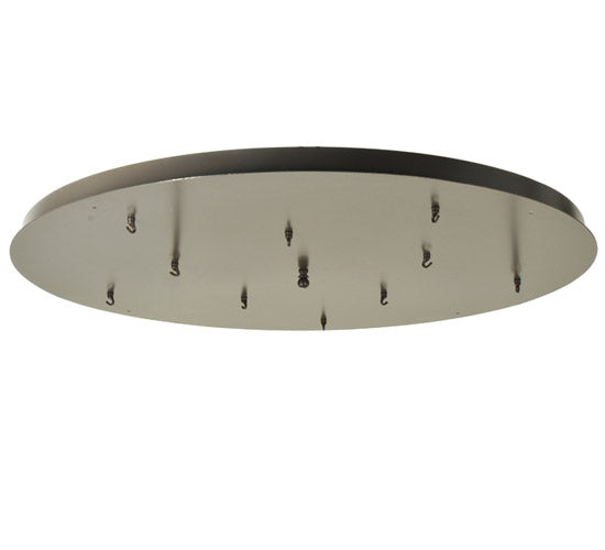 48" Checkers 10 Light Cascading Pendant - detail