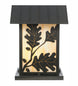 14" Seneca Oak Leaf Pier Mount detail