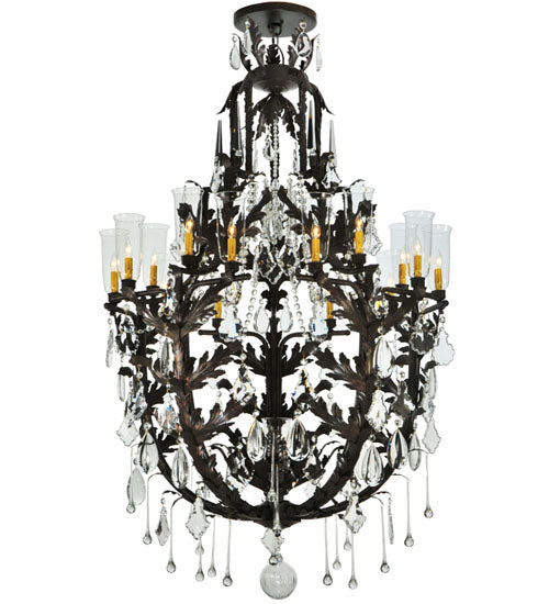 48" French Baroque 16 Light Chandelier hero view