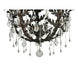48" French Baroque 16 Light Chandelier detail view