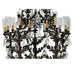 48" French Baroque 16 Light Chandelier detail view