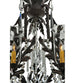 48" French Baroque 16 Light Chandelier detail view