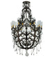 48" French Baroque 16 Light Chandelier detail view