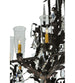 48" French Baroque 16 Light Chandelier detail view