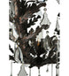 48" French Baroque 16 Light Chandelier detail view