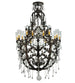 48" French Baroque 16 Light Chandelier detail view