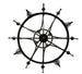 40" Stag 8 Light Chandelier detail view