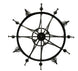 40" Stag 8 Light Chandelier detail view