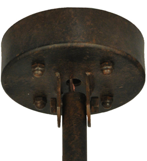 34" Vortex 5 Light Chandelier detail view