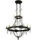 66.5" Stag 12 Light Two Tier Chandelier hero view