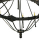 66.5" Stag 12 Light Two Tier Chandelier detail view