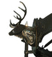 66.5" Stag 12 Light Two Tier Chandelier detail view