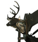 66.5" Stag 12 Light Two Tier Chandelier detail view