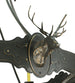 66.5" Stag 12 Light Two Tier Chandelier detail view