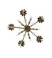 24 inch Chantilly 5 Light Chandelier detail view