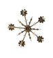 24 inch Chantilly 5 Light Chandelier detail view