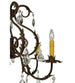 24 inch Chantilly 5 Light Chandelier detail view