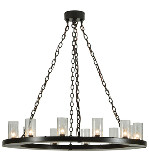 42" Loxley 12 Light Chandelier detail view