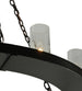 42" Loxley 12 Light Chandelier detail view