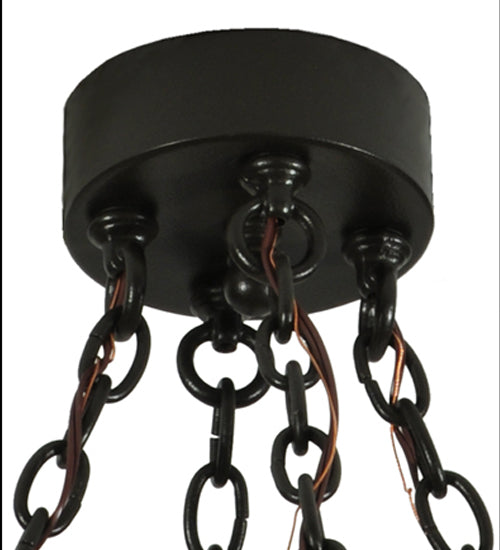 42" Loxley 12 Light Chandelier detail view