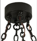 42" Loxley 12 Light Chandelier detail view