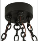 42" Loxley 12 Light Chandelier detail view
