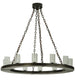 42" Loxley 12 Light Chandelier detail view