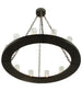 42" Loxley 12 Light Chandelier detail view