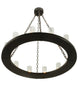 42" Loxley 12 Light Chandelier detail view