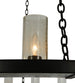 42" Loxley 12 Light Chandelier detail view