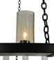 42" Loxley 12 Light Chandelier detail view
