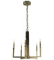 20" Rula 5 Light Chandelier detail view