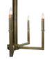 20" Rula 5 Light Chandelier detail view