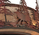 44 inch Elk at Dusk Chandel-Air detail view