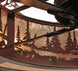 44 inch Elk at Dusk Chandel-Air detail view