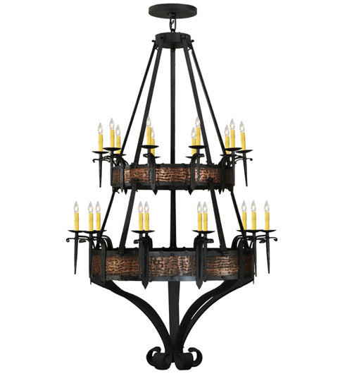 48" Costello 20 Light Two Tier Chandelier hero view