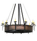 56 inch Costello 10 Light Chandel-Air detail view