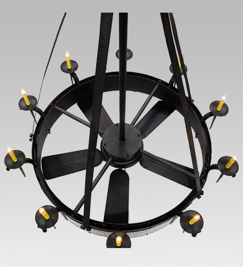 56 inch Costello 10 Light Chandel-Air detail view