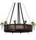 56 inch Costello 10 Light Chandel-Air detail view