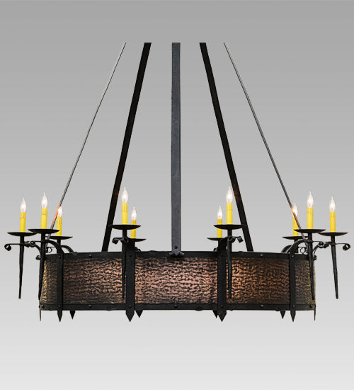 56 inch Costello 10 Light Chandel-Air detail view