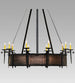 56 inch Costello 10 Light Chandel-Air detail view