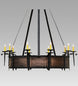 56 inch Costello 10 Light Chandel-Air detail view