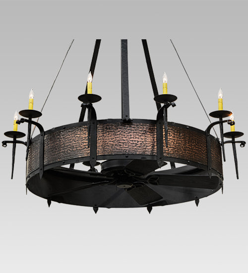 56 inch Costello 10 Light Chandel-Air detail view